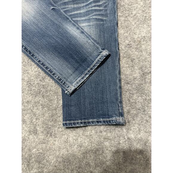 Miss Me Boyfriend Distressed Jeans Women's Size 27 Blue Medium Wash Denim - Picture 7 of 10